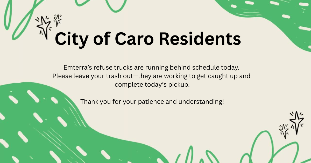 City of Caro Residents